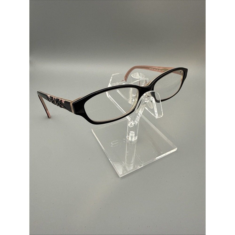 MarchonNYC Genuine M-217 "Westside" Black/Pink eyeglasses Luxury 48-15-135 HOT